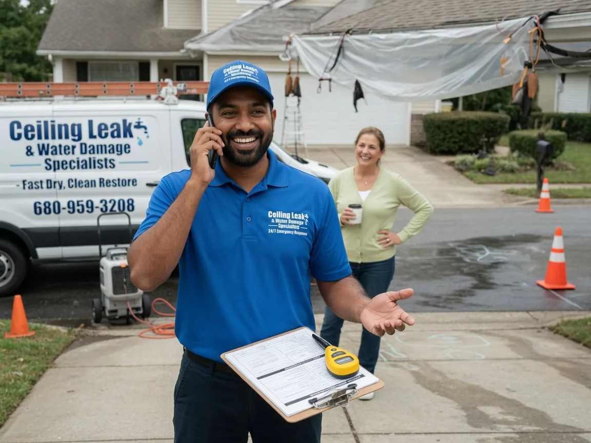 Ceiling Leak Cleanup Fort Polk, LA FAQs
